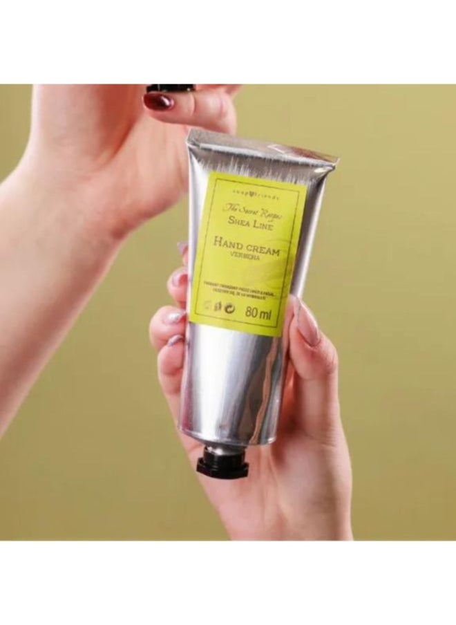 Soap&Friends Regenerating Hand Cream 80ml – 20% Organic Shea Butter with Refreshing Verbena – Nourishing, Natural, Cruelty-Free