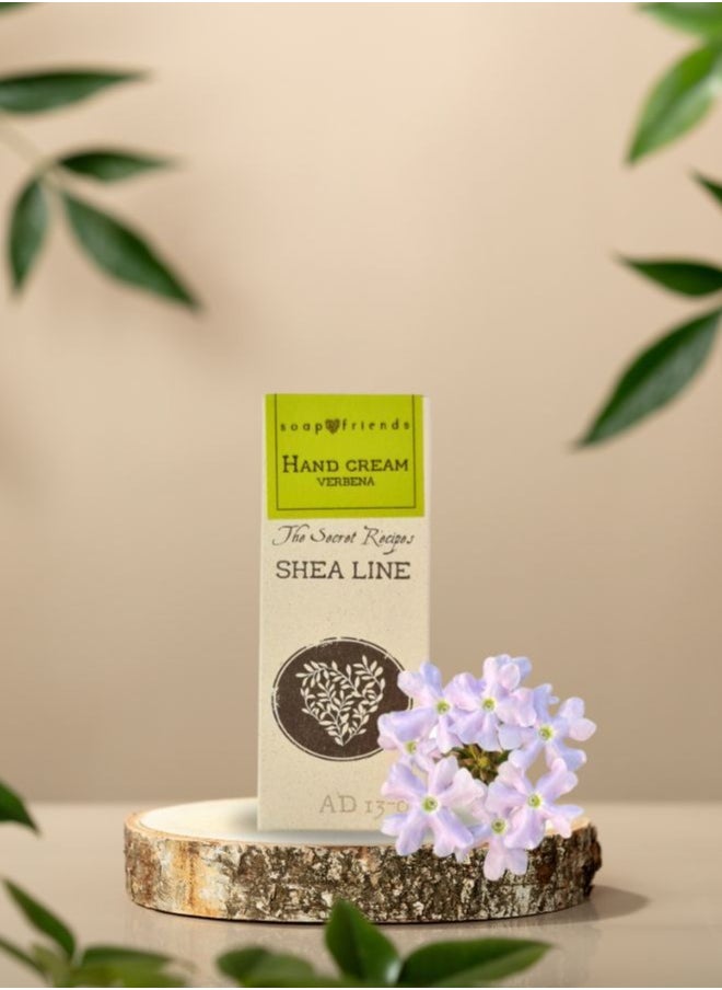 Soap&Friends Regenerating Hand Cream 80ml – 20% Organic Shea Butter with Refreshing Verbena – Nourishing, Natural, Cruelty-Free
