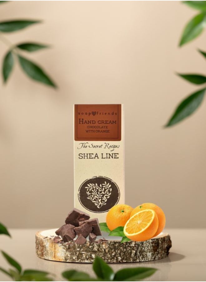 Soap&Friends Chocolate Hand Cream 80ml – Indulgent Moisturizer with 20% Organic Shea Butter – Natural, Cruelty-Free Hand Cream for Dry Skin, Deep Hydration & Nourishing Care