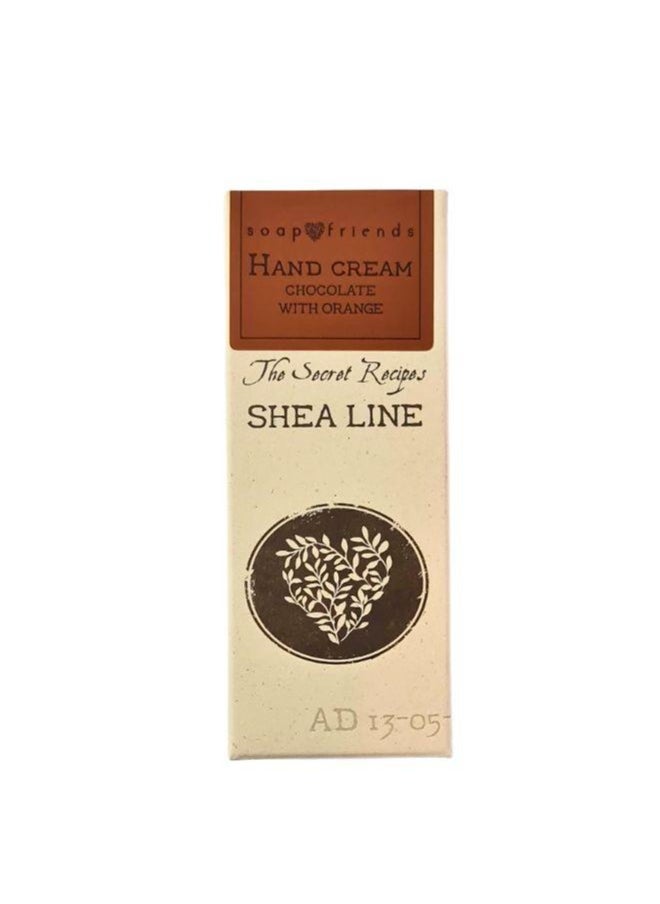 Soap&Friends Chocolate Hand Cream 80ml – Indulgent Moisturizer with 20% Organic Shea Butter – Natural, Cruelty-Free Hand Cream for Dry Skin, Deep Hydration & Nourishing Care