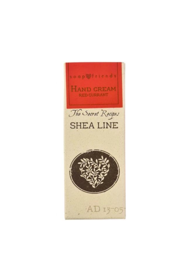 Soap&Friends Red Currant Hand Cream 80ml – Revitalizing Moisturizer with 20% Organic Shea Butter – Natural, Cruelty-Free Hand Cream