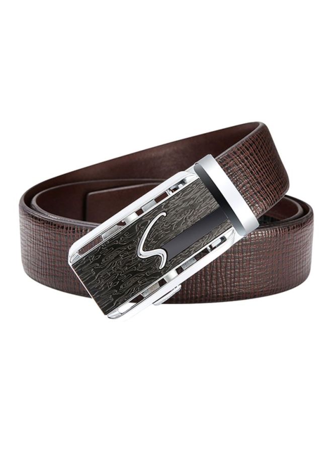 PU Leather Belt Brown