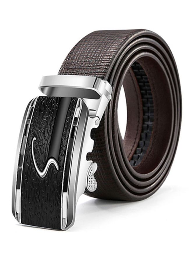 PU Leather Belt Brown