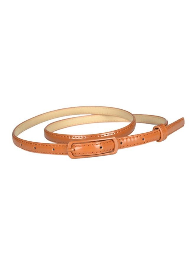 PU Leather Belt Camel