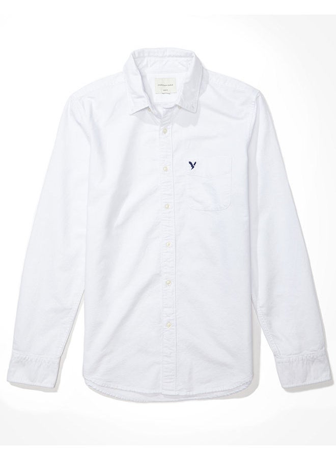 AE Slim Fit Oxford Button-Up Shirt