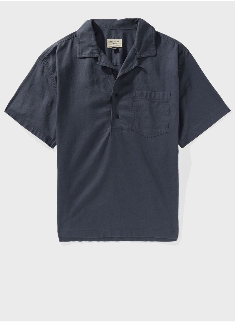 Essential Button-Up Regular Fit Shirt