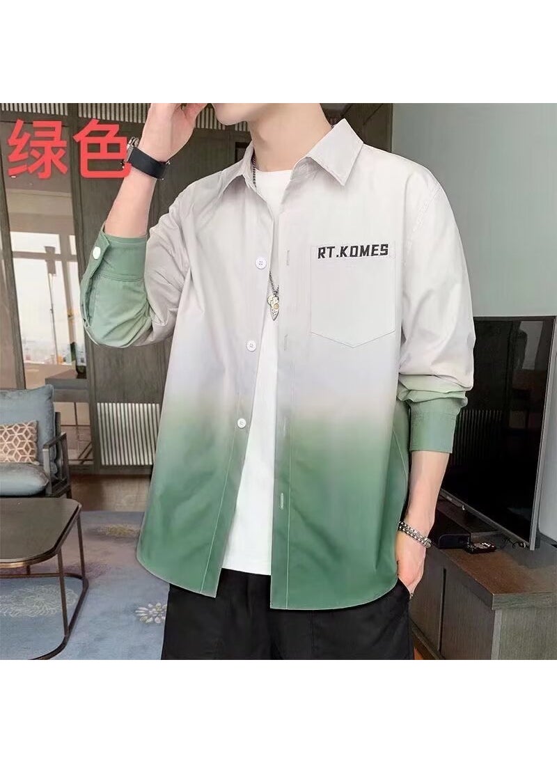 Summer Trendy Loose Long-Sleeve Green