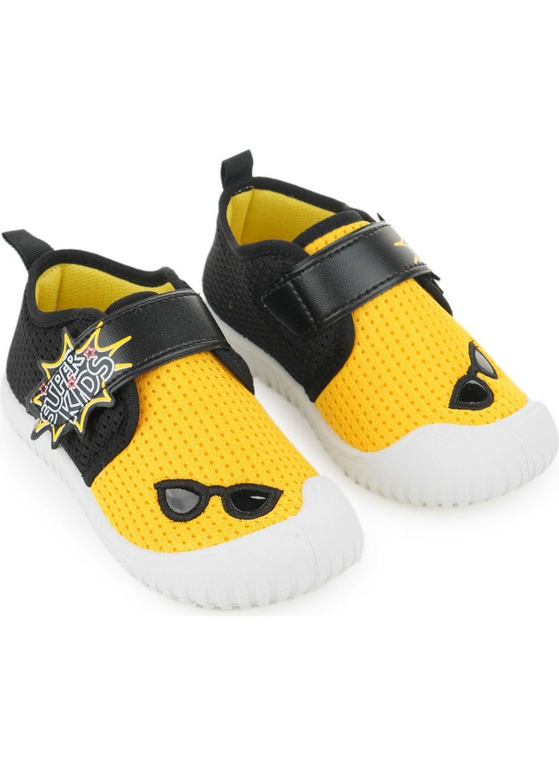 Summer Linen Boys Adjustable Shoes