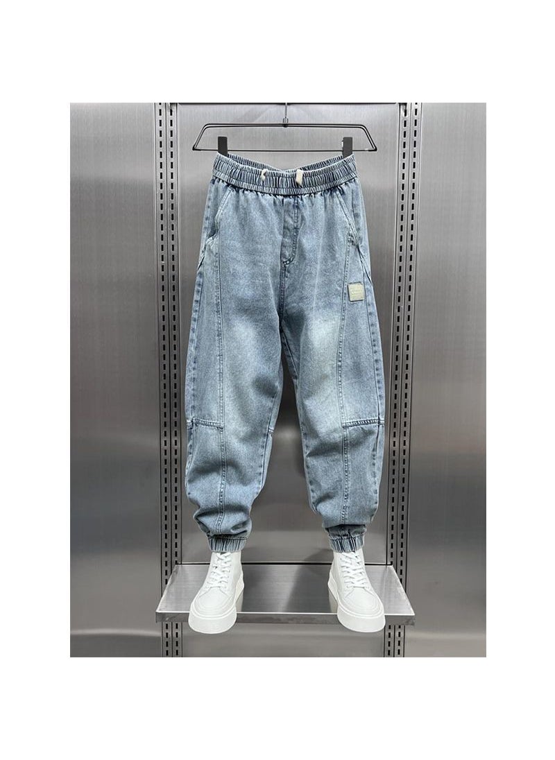 Summer New Mens Slim Fit Cropped Denim High Quality 8012