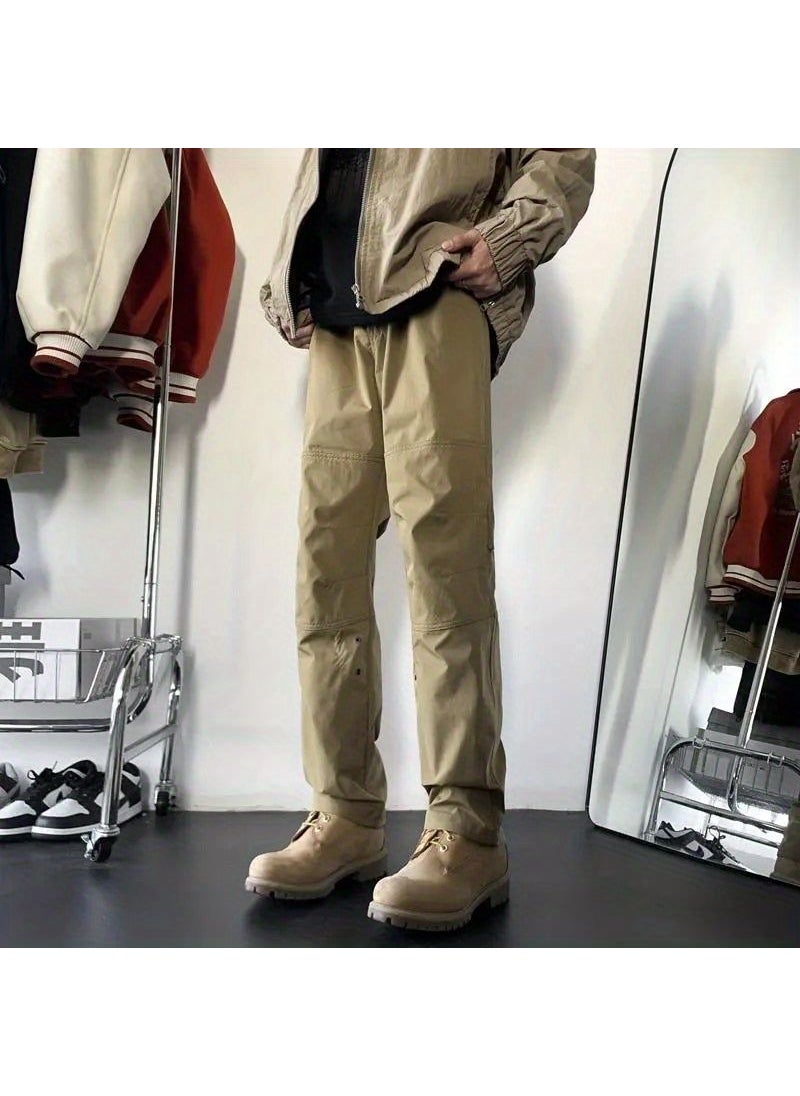 ADX Tactical Cargo Pants Mens Spring Autumn Waterproof Khaki color