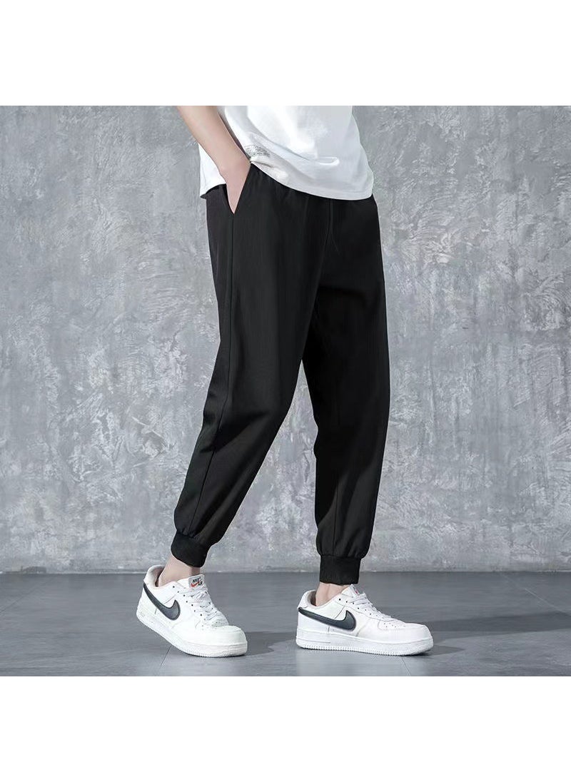 2022 Mens Casual Pants Slim Jogger Bundled Foot