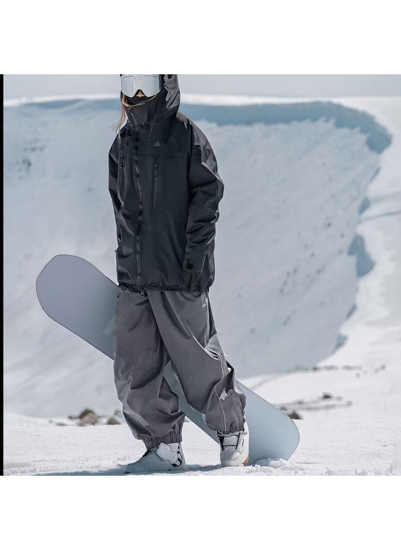 Casual Loose Fit Mens Joggers Autumn Fashion Black