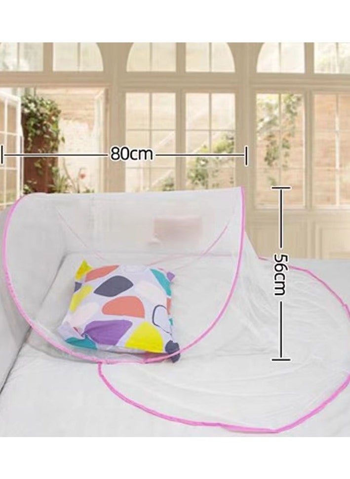 Mosquito proof head cover mini head mosquito net portable, installation free, foldable single person face cover for student dormitories
