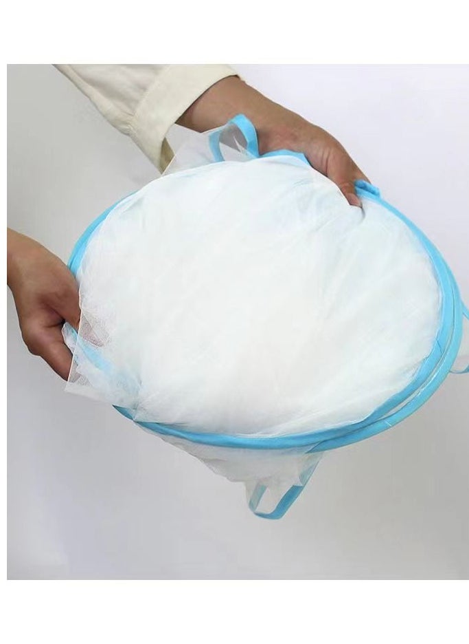 Mosquito proof head cover mini head mosquito net portable, installation free, foldable single person face cover for student dormitories