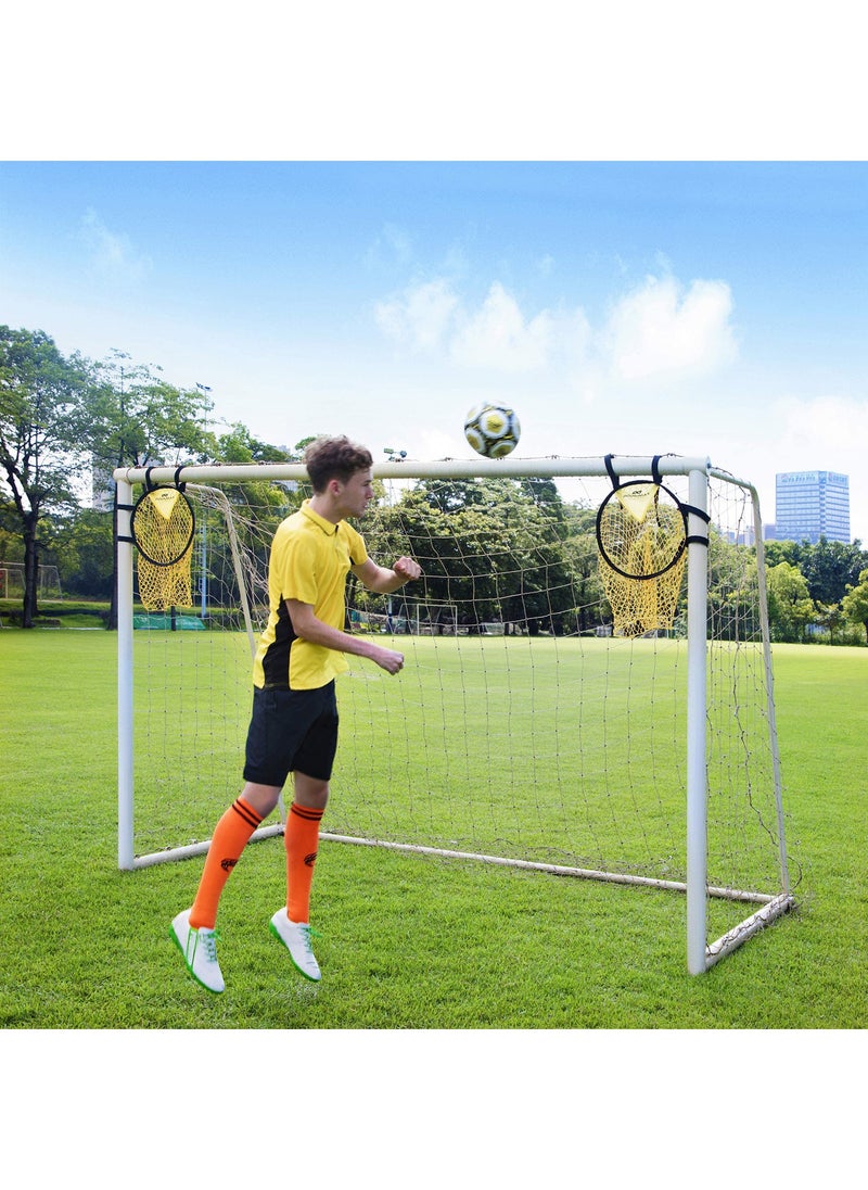 1PCS Soccer Shooting Accuracy Training Goal, Top Bins Soccer Target Goal Shooting Practice Soccer Target Goal Soccer Goal Shooting Accuracy Goal for Shooting Soccer Accuracy Training