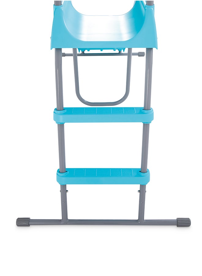 Intex 1.83M Galvanized Steel Freestanding Slide Blue for for All Kids