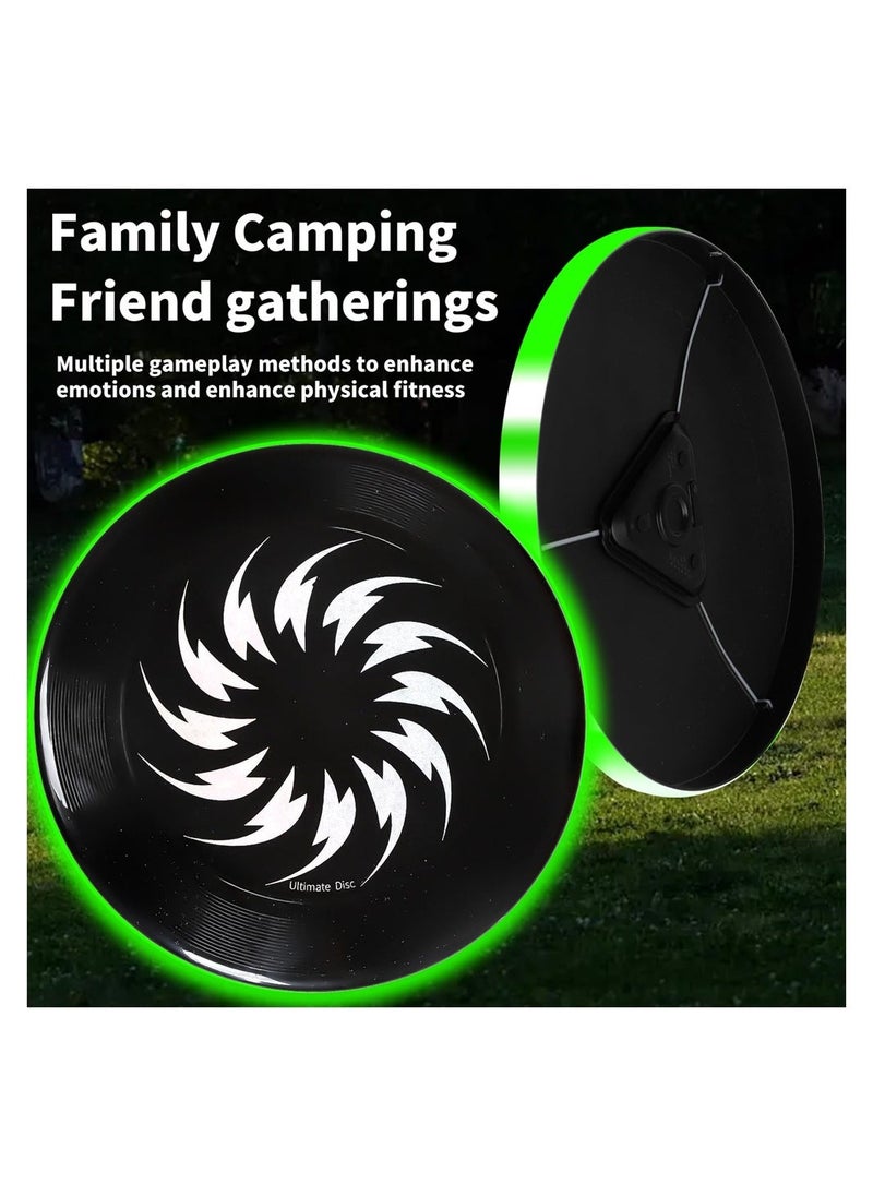 Flying Disc with 108 LEDs Lights - Variable Colors and Smart Modes, Extremely Bright, Rechargeable, Gift for Men/Boys/Teens/Kids, 175g LEDs Ultimate Flying Disc for Night Play