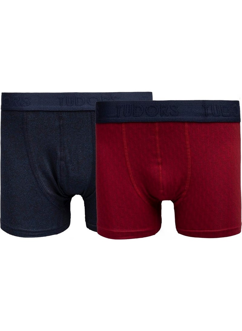 Men's 2-Piece Cotton Lycra Flexible Fabric Boxer