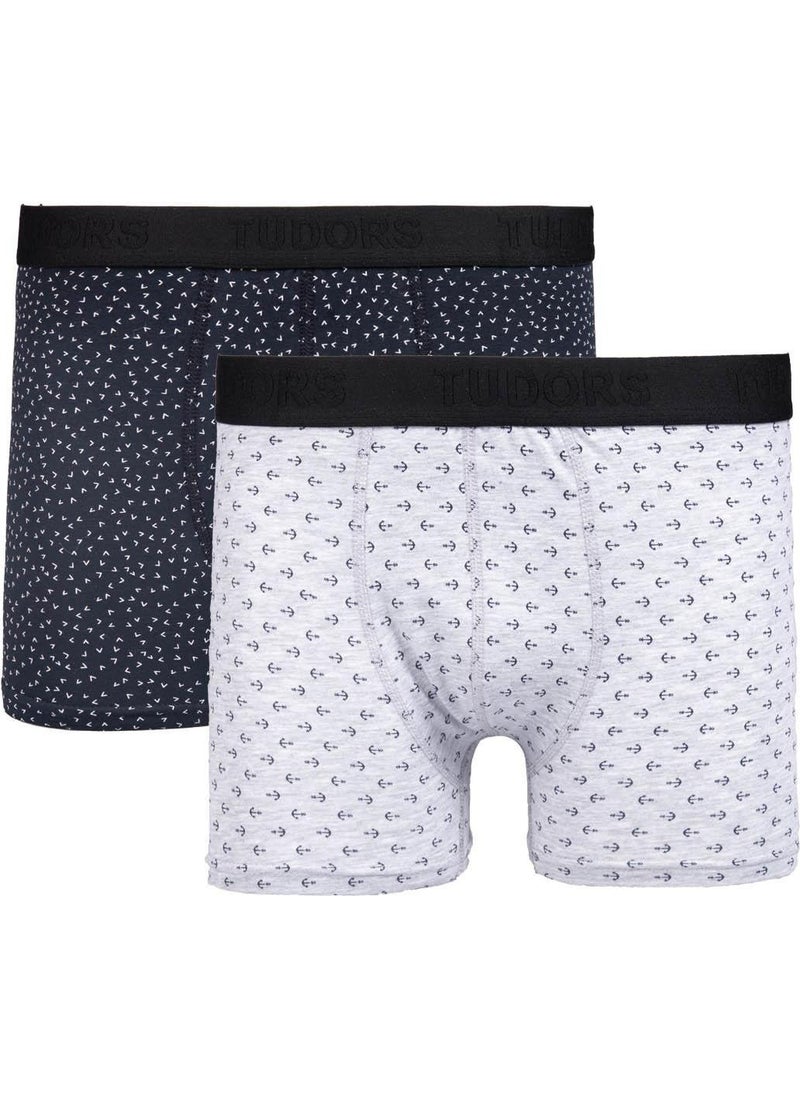 Men's 2-Piece Cotton Lycra Flexible Fabric Boxer