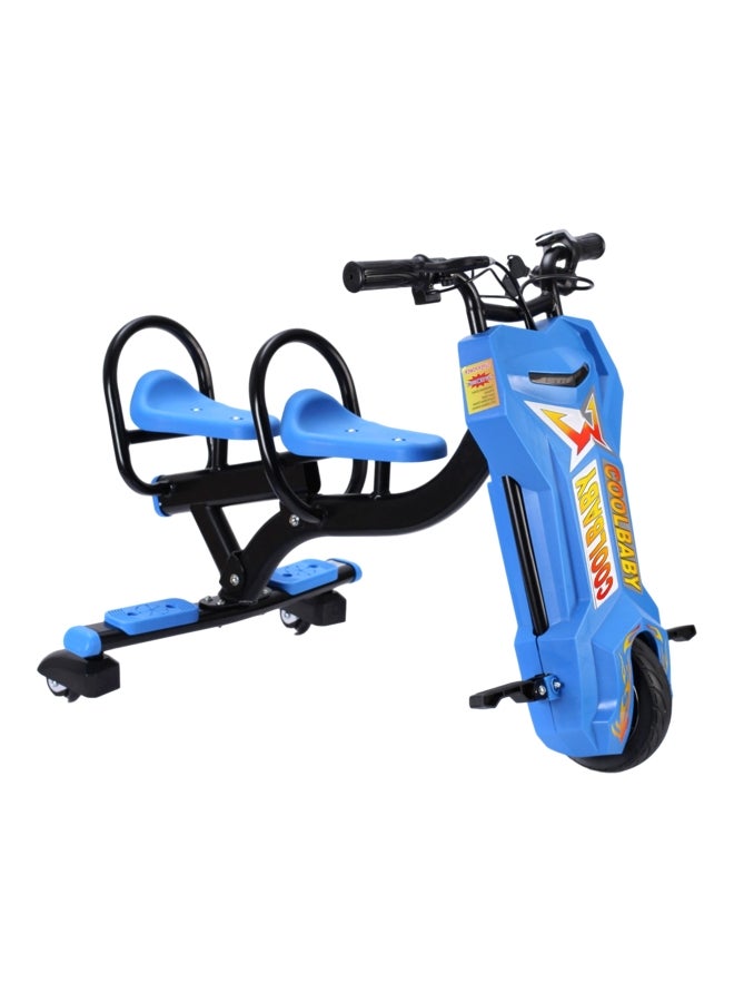 Adjustable Electric Drifting Ride On Toy Blue 70x55x21cm