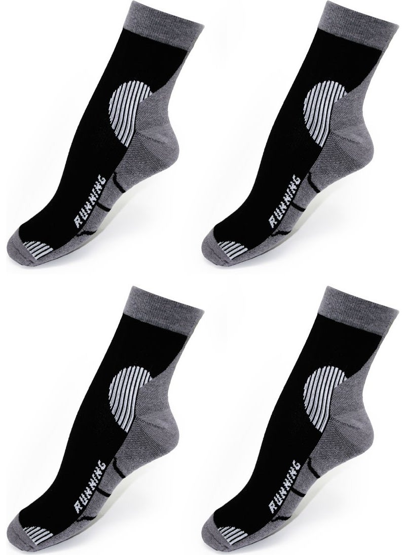 Patterned Towel Sole Premium Sports Socks