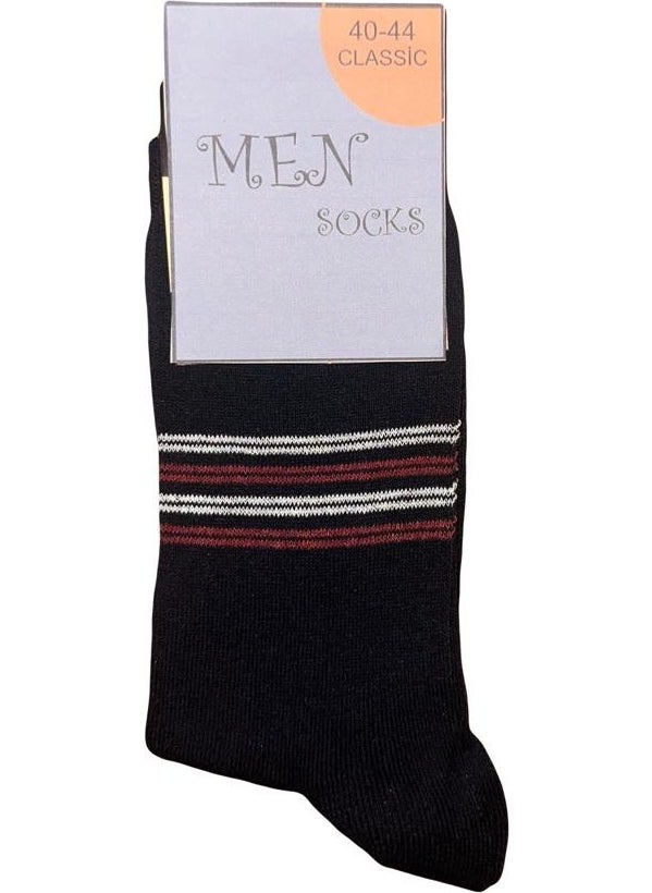 Male Socket Plain and Patterned Mixed Socks 12 Pack