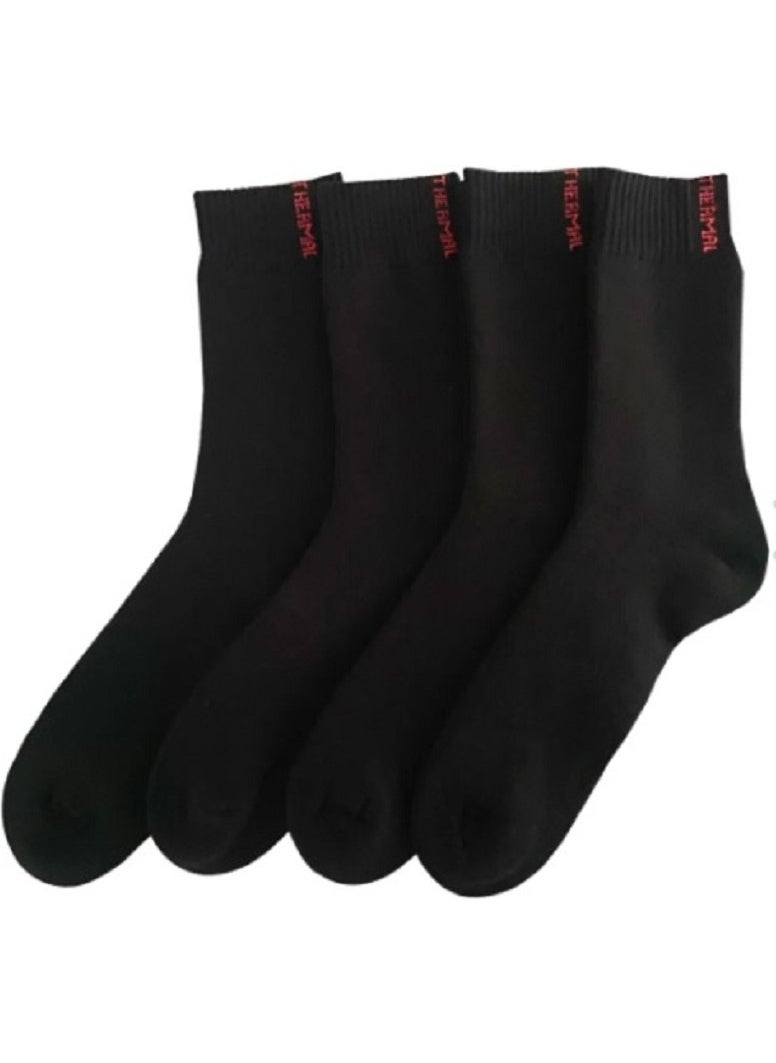 Thermal Towel 8 Pairs of Winter Plain Socks