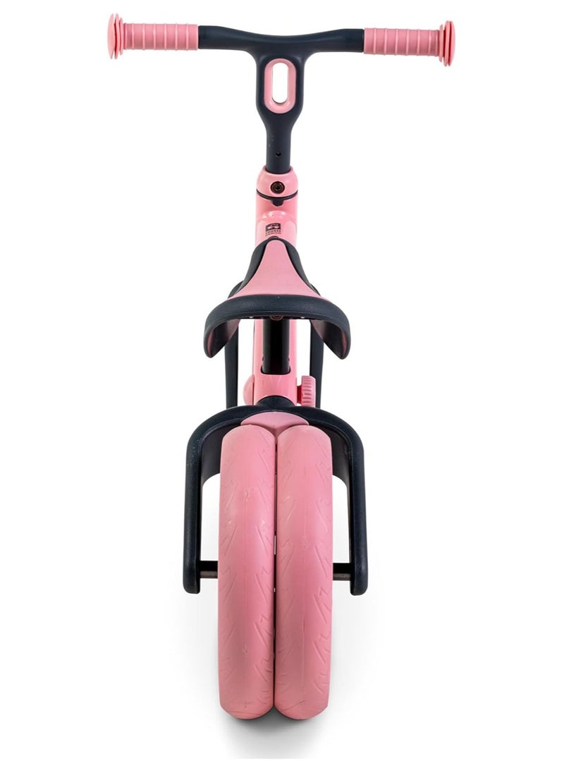 Junior Balance Bike, Pink, Multi-Adjustable Handlebar and Seat