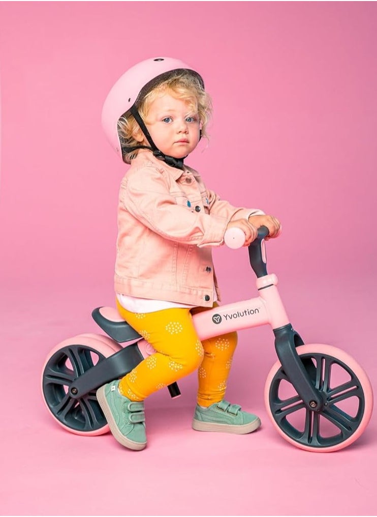 Junior Balance Bike, Pink, Multi-Adjustable Handlebar and Seat