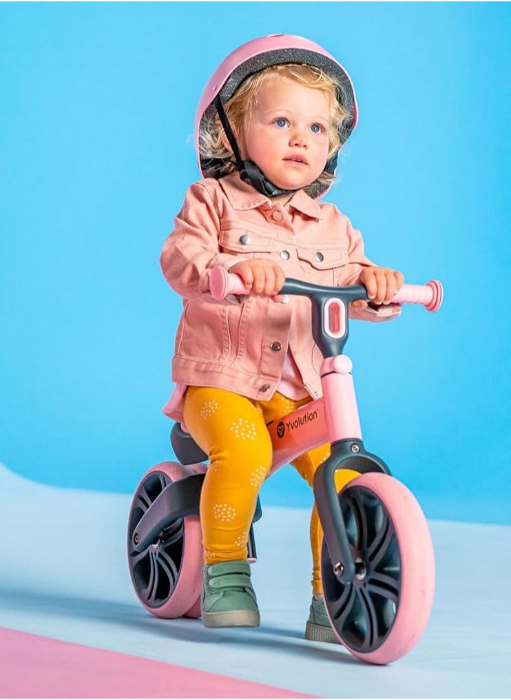 Junior Balance Bike, Pink, Multi-Adjustable Handlebar and Seat