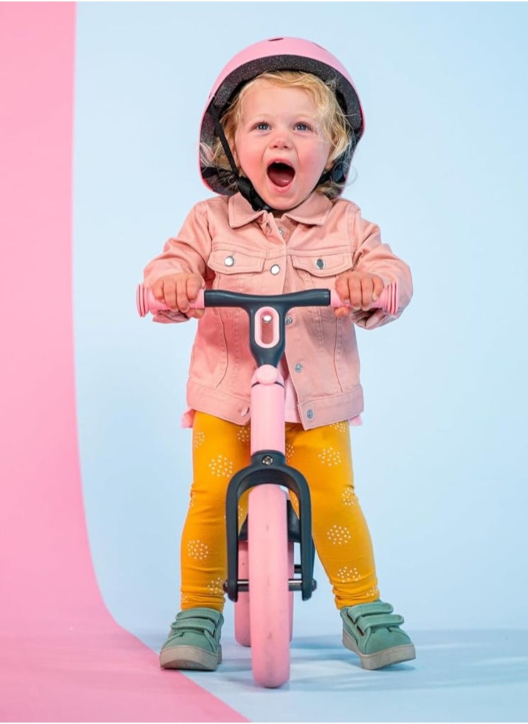 Junior Balance Bike, Pink, Multi-Adjustable Handlebar and Seat