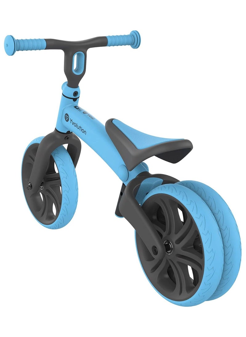 Junior Balance Bike, Blue, Multi-Adjustable Handlebar and Seat