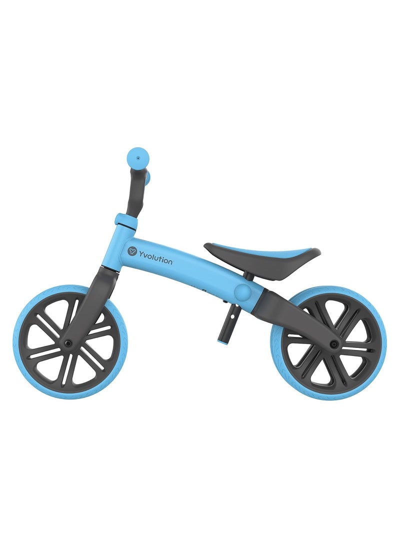 Junior Balance Bike, Blue, Multi-Adjustable Handlebar and Seat