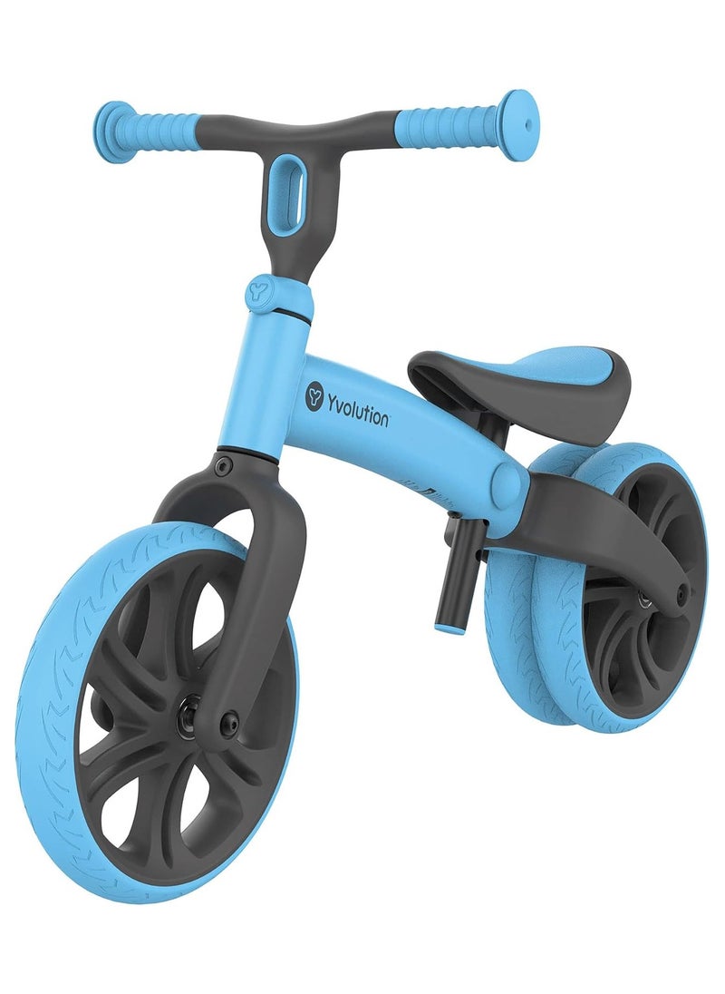 Junior Balance Bike, Blue, Multi-Adjustable Handlebar and Seat