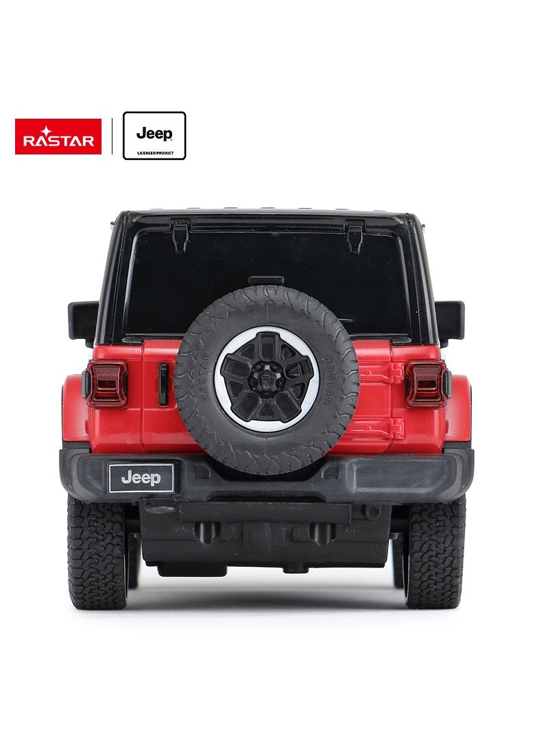 RASTAR Jeep Wrangler JL 1:24 RC Toy Car RED