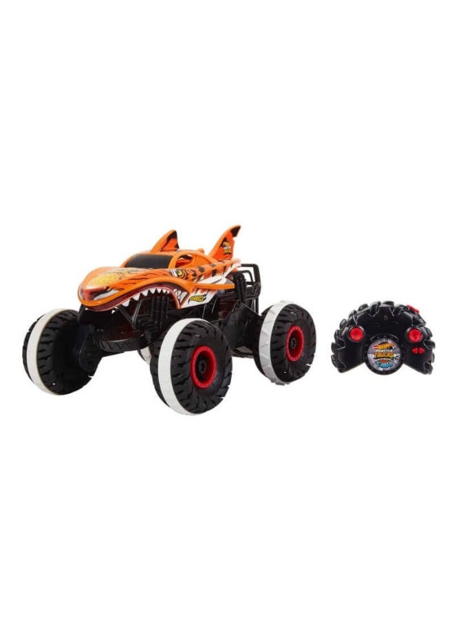 Monster Trucks Hw Unstoppable Tiger Shark Rc Vehicle (1:15)