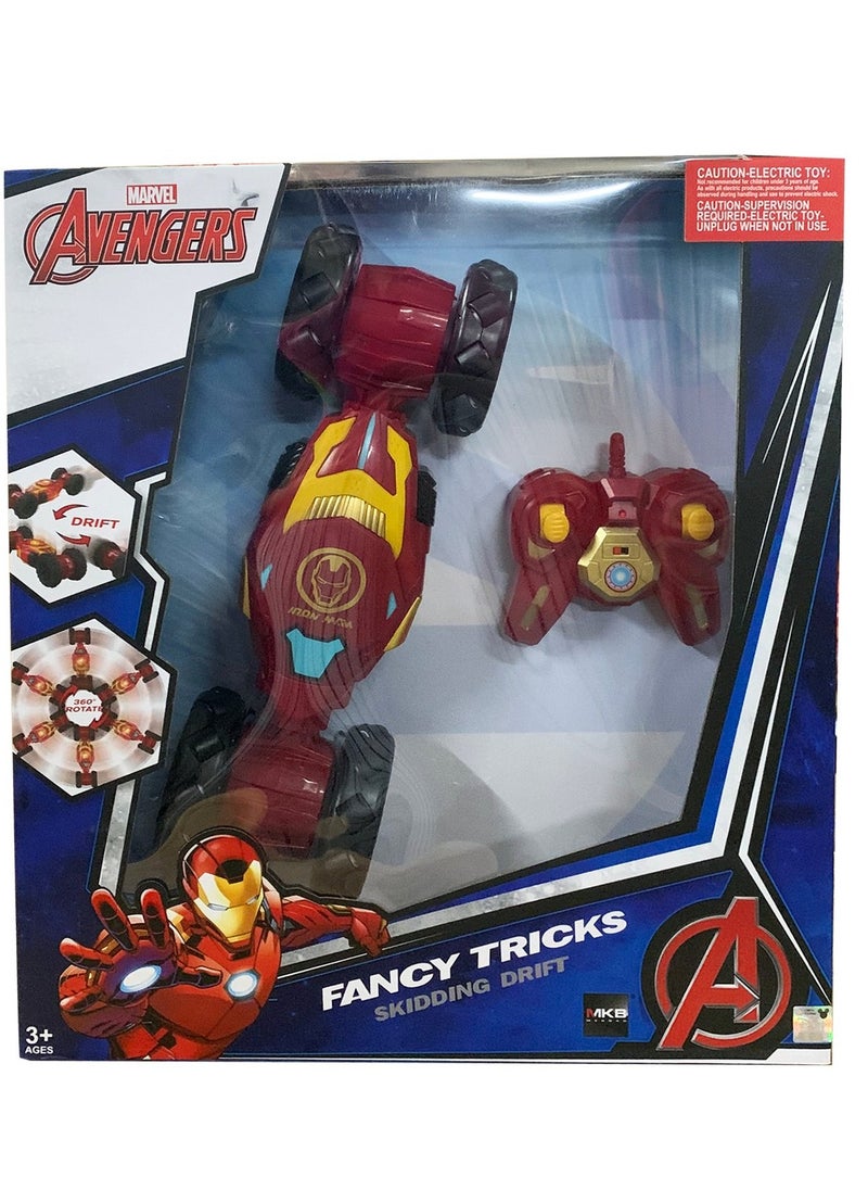 Iron Man Full-Function Fancy Tricks w/ Skidding Drift Stunt Remote Control Car