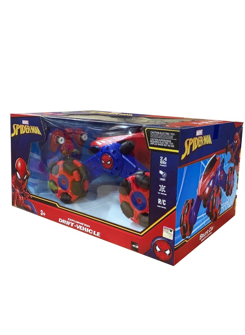 Spider-Man Full-Function 6CH Exploration Drifting Stunt Remote Control Car