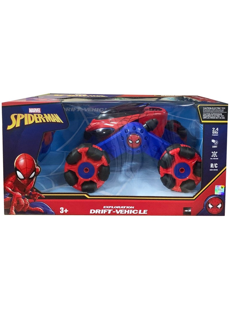 Spider-Man Full-Function 6CH Exploration Drifting Stunt Remote Control Car