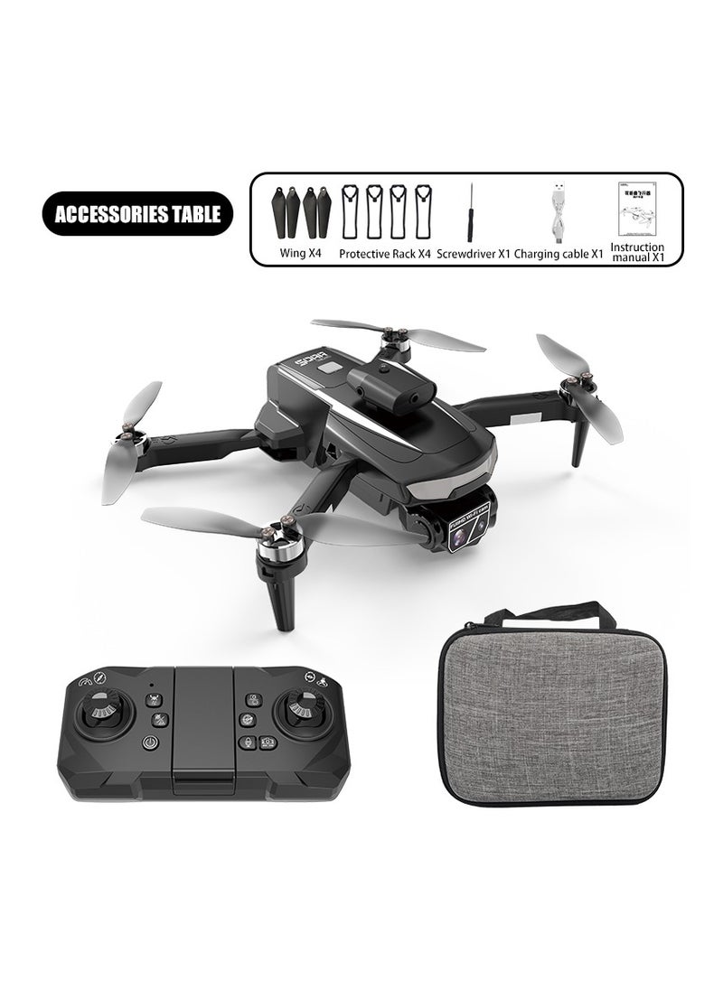 Brushless Drone Electrically, Adjustable Camera Head, Foldable Four Aircraft, Fixed Altitude Obstacle Avoidance Remote-controlled Aircraft