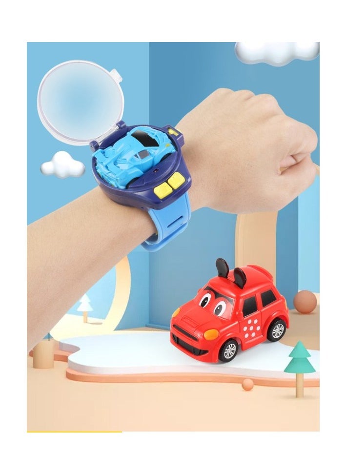 (1 pack) Car Watch Toy Electric Child Mini Racing Remote Control Car Clock Colour:Black model:21 x 17 x 26 cm