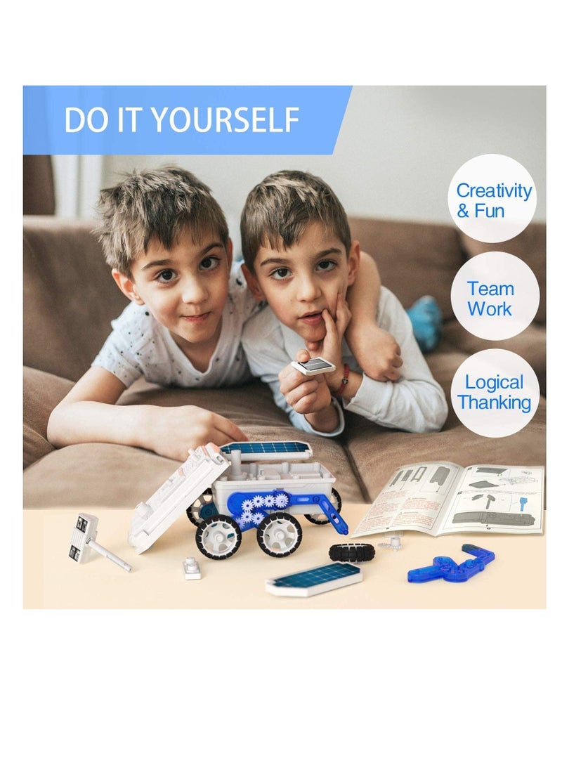 Space Toys Projects for Kids Ages 8-12+, DIY Solar Power Mars Rover Car, Science Experiment Robot Engineering Building Kits, Educational Birthday Gifts for 6-14 Year Old