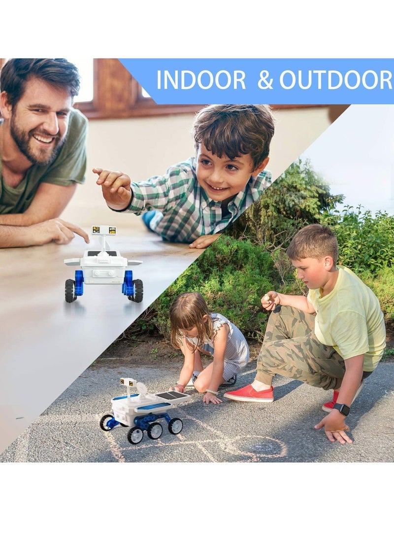 Space Toys Projects for Kids Ages 8-12+, DIY Solar Power Mars Rover Car, Science Experiment Robot Engineering Building Kits, Educational Birthday Gifts for 6-14 Year Old