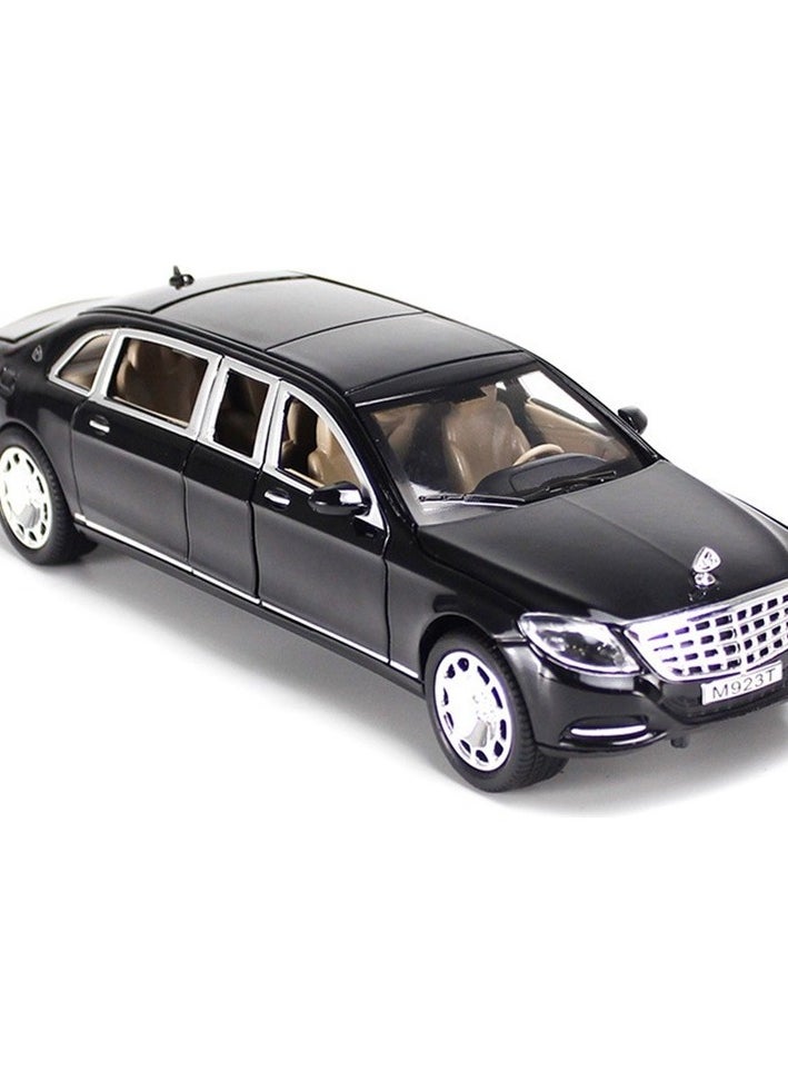 1:24 Mercedes-Benz Maybach S600 Expanded Alloy Car Toy Model Colour:Black