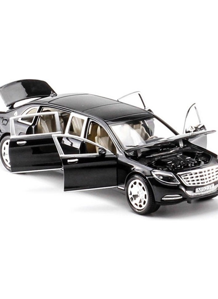 1:24 Mercedes-Benz Maybach S600 Expanded Alloy Car Toy Model Colour:Black