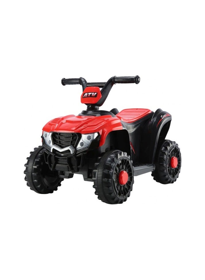 Children's Beach Car Four-Wheel Off-Road Motorcycle Four-wheel drive electric vehicle (abroad D Colour:Red