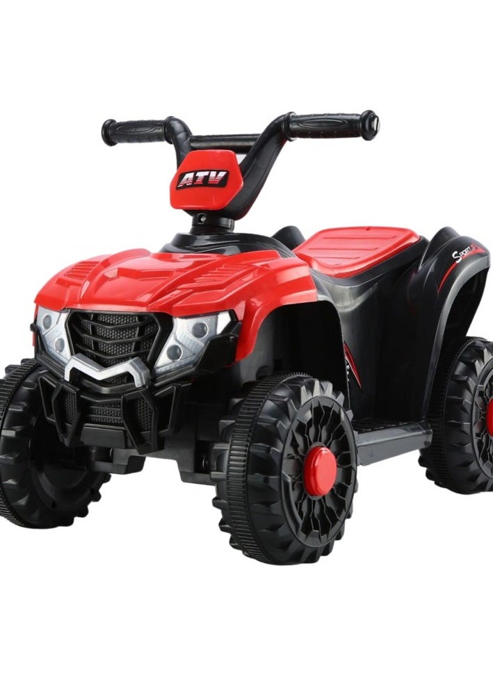 Children's Beach Car Four-Wheel Off-Road Motorcycle Four-wheel drive electric vehicle (abroad D Colour:Red