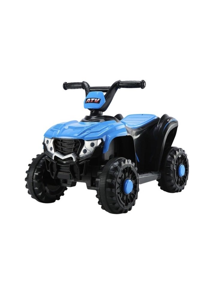 Children's Beach Car Four-Wheel Off-Road Motorcycle Four-wheel drive electric vehicle (abroad D Colour:Blue