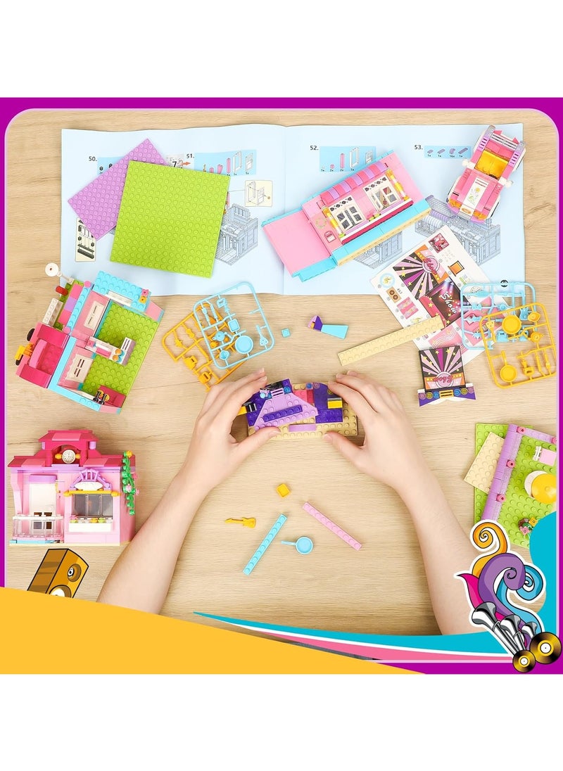 Happy Family Party Creative Building Toy Set for Kids, Best Learning and Roleplay Gift for Girls and Boys with Storage Box