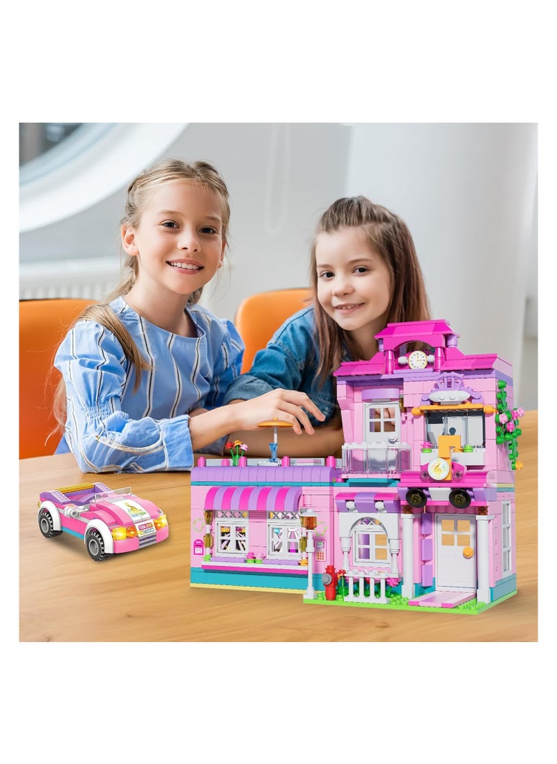 Happy Family Party Creative Building Toy Set for Kids, Best Learning and Roleplay Gift for Girls and Boys with Storage Box